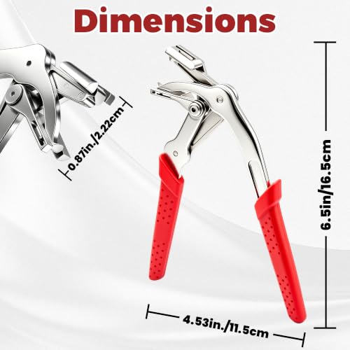Image of Car Clip Pliers, Professional Panel Clip Removal Tool, Clip Removal Pliers for Automotive Push Pin & Door Trim, Door Panels Disassembly Without Damage