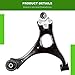 SCITOO 2pcs Front Suspension Kit Lower Control Arm and Ball Joint Assembly for ACURA CSX 2012 for Honda Civic 2006 2007 2008 2009 2010 2011 K620382 K620383