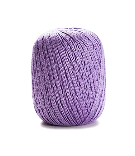 Image of CIRCULO Anne Yarn for Crocheting & Knitting, 100% Mercerized Brazilian Virgin Cotton, Soft Fingering Weight, 547 Yds, 5.19 Oz - Color 6399 Azalea