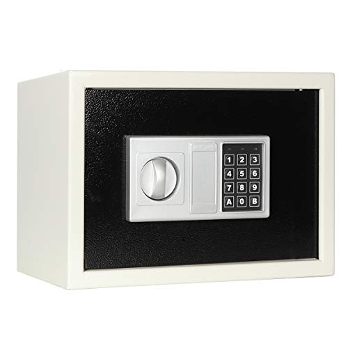 Lovndi Security Safe Box with Keypad, 0.5 Cubic Feet Digital Steel Lock Box