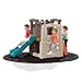 Step2 Naturally Playful Woodland Climber, Kids Outdoor Playset, Backyard Playground Set, Slide, Rock Climbing, Outside Jungle Gym, For Toddlers 2-6 Years Old