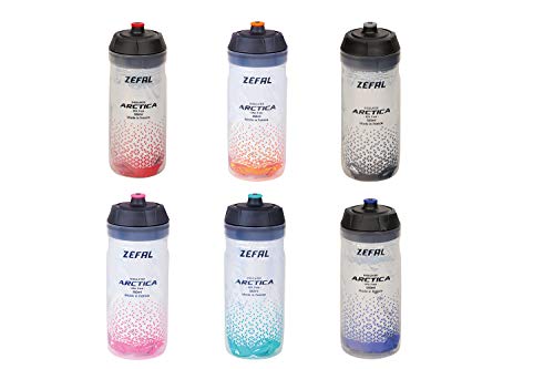 ZEFAL Arctica 55 Fahrrad Trinkflasche Isoliert Silber-Blau 550 ml – Ansicht 2