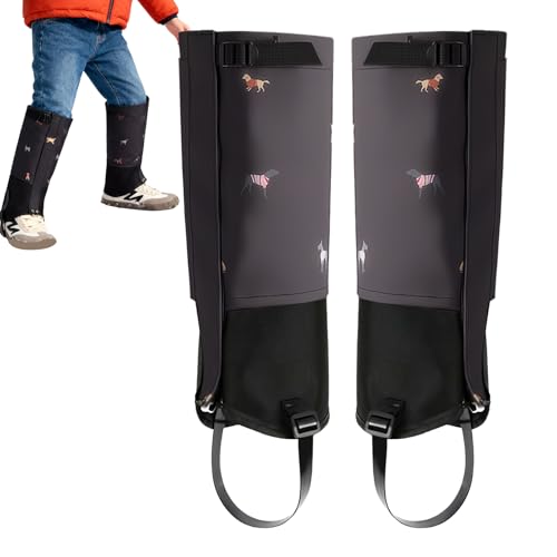 Polainas para piernas, fundas antideslizantes ajustables | Polainas de nieve para niños al aire libre | para adolescentes, niños, niñas, jóvenes, escalada, motociclismo, ciclismo, esquí, caminar, al