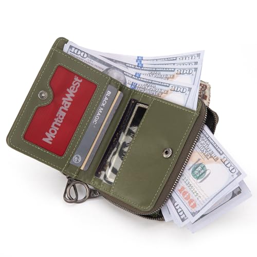 Image of Montana West Small Wallet for Women Men Female Ladies with a Detachable Wristlet Women's Wallet with Rfid Blocking Lining Minimalist Lightweight & Easy to Carry