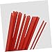 Hemoton Telescopic Drum Brush Set for Jazz Drumming Handle Brushes for Smooth Sound for Beginners and Youth Bands Durable Steel Wire Design Red