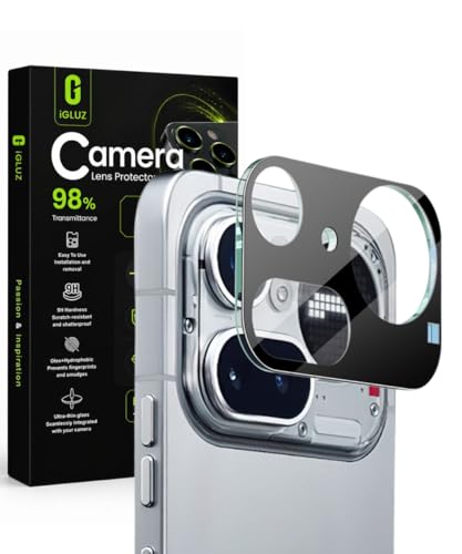 iGluz Compatible with Nothing 4A Pro Camera Lens Protector (1 Pack) | Premium 9H Tempered Glass Camera Guard | Ultra Clear HD | Scratch Resistant | Case Friendly Fit | Bubble Free Easy Installation
