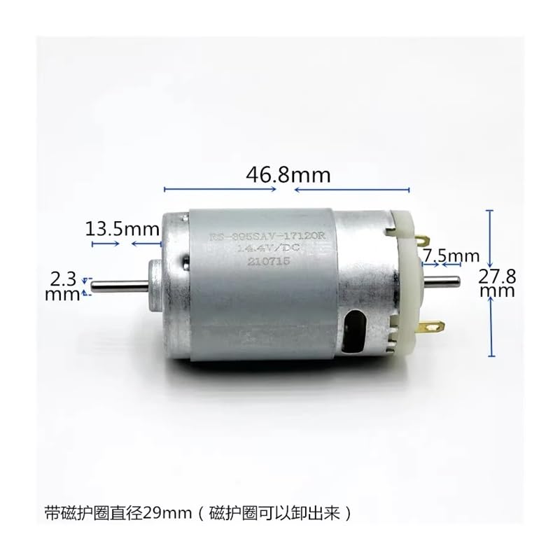 RS-395SA-17120 28mm 電子スターター DC 6V 12V 14.4V 18V 24V