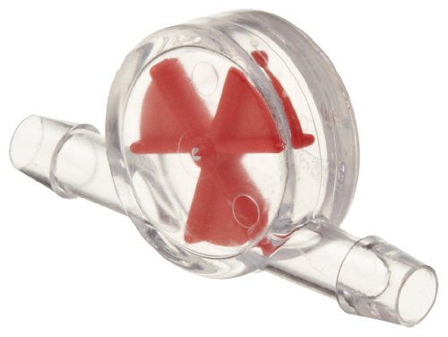 SP Bel-Art Roto-Flo Polystyrene Flow Indicator for I.D. Tubing, Ensures Accurate Liquid Flow Measurement