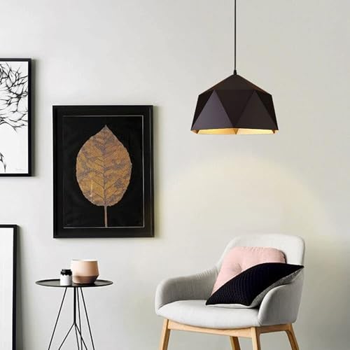 Luminaires de décoration intérieure suspendus style industriel blanc E27 - 5