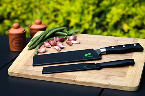 Everpride 6 Inch & 8 Inch Chef Knife Guard Set (2-Piece Set) Universal Blade Edge Cover Sheaths For Chef And Kitchen Knives – Durable, Bpa-Free, Felt Lined, Sturdy Abs Plastic – Knives Not Included #TOP3