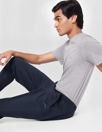 BOSS Men's Curved Logo Regular Fit Cuffed Sweatpants2