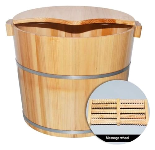 Tina de madera para pies sólida multicolor miniatura 2