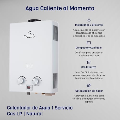 Línea Blanca, Home Improvement calentador agua gas Marca Naesi (2)