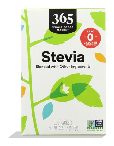 365 by Whole Foods Market, Stevia Packets, 100 Count - image 1