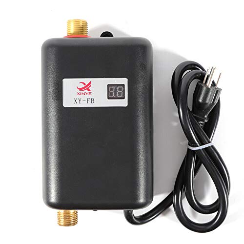 Preisvergleich Produktbild 220 V 3400 W Mini-Durchlauferhitzer Durchlauferhitzer Durchlauferhitzer Warmwassersystem Geeignet für Badezimmer Küche Schwarz
