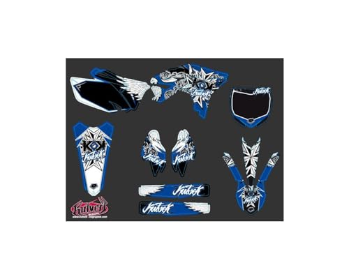 Kit déco Yamaha 250 YZF Demon pour masquer les rayures de moto cross