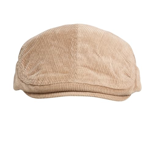 Image of FabSeasons Cotton Ivy Flat Golf Cap - Classic Newsboy Gatsby Hat for Men