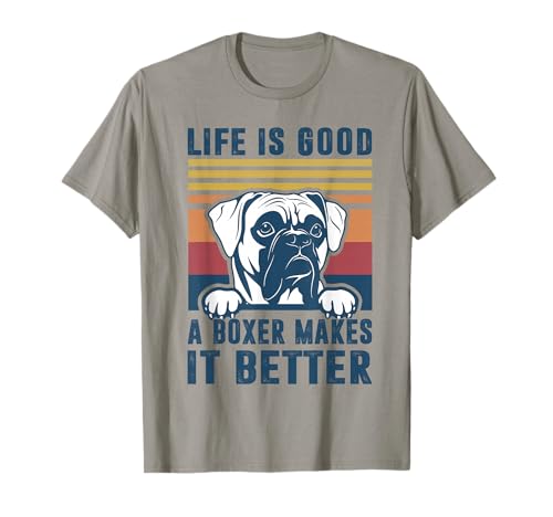 Boxer Dog Gifts For Men Women Boxer Dog Dad Mom T-Shirt