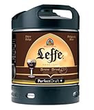Alkohol 6,5% vol. Leffe Braun Fass 6l fuer Perfect Draft