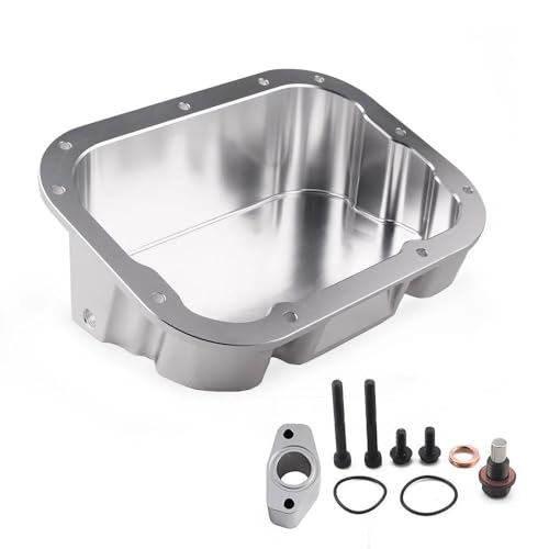 Cárter caja cambios Nissan R35 GT-R VR38 bandeja aceite motor kit LCA015 compatible CBA DBA plata