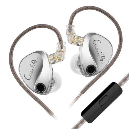 KZ Castor PRO in Ear Earphone | HiFi Bass Dynamic Earbuds High-end Tunable Headphone Harman Target with Improved Bass Headsets(H