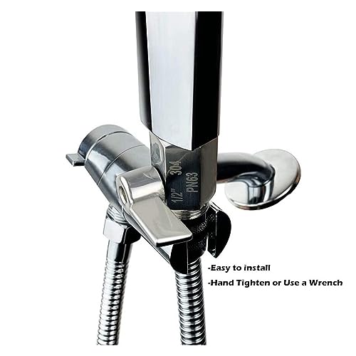Mini robinet à boisseau sphérique 1/2 vanne de commande et régulateur débit d'eau NPT - 7