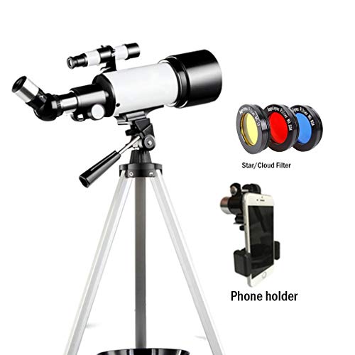 Telescopio refractor YXCKG con trípode ajustable y 2 oculares miniatura 2