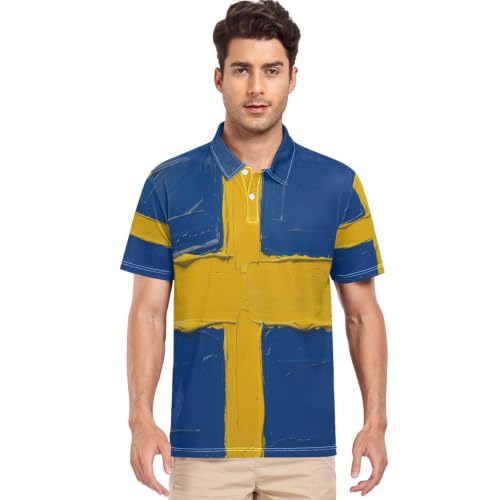 Polo Suède hommes extensible contre la chaleur