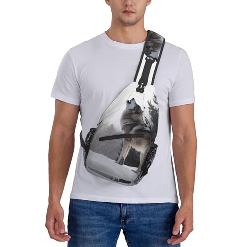 Bolso cruzado para hombre tipo mochila de pecho miniatura 7