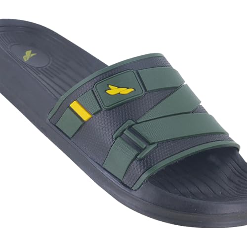 Image of FLITE FL-2015 Olive Sliders for Men - Comfortable & Durable Footwear