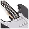 LA Left Handed Electric Guitar by Gear4music, Black #5