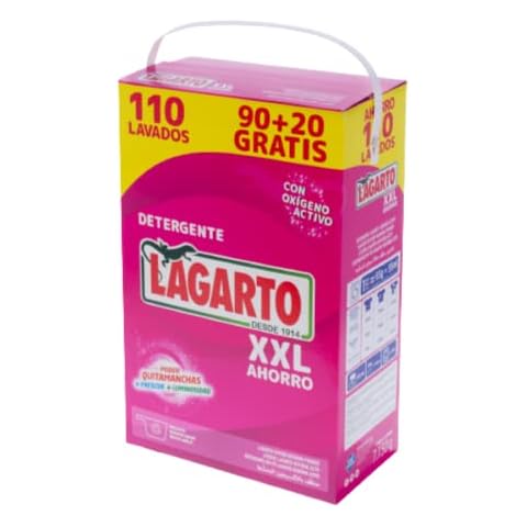 Lagarto Detergente Oxígeno Activo - 110 Lavados Cover