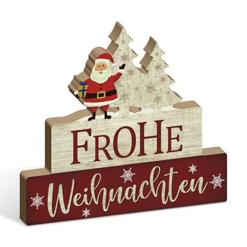 Putuo Decor Weihnachtsdeko, Tischdeko Frohe Weihnachten,...