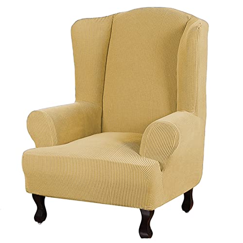 Housse de Fauteuil à oreilles, élastique 1 pièce Revêtement de Canapé Mou tendre Extensible Housse de Fauteuil à Oreilles Protection pour mobilier housses de chaise à oreilles (Color : J) Cover