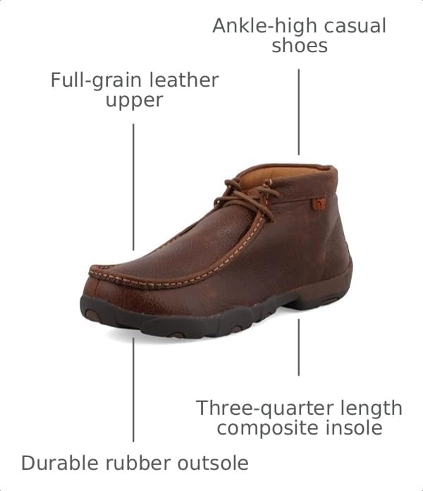 Image of Twisted X Men's Boot Chukka Driving Moc