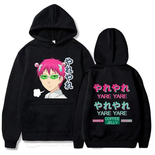 Hoodie Printed The Disastrous Life of Anime Saiki K Sweatshirt Casual Fashion Long Sleeve Top Unisex