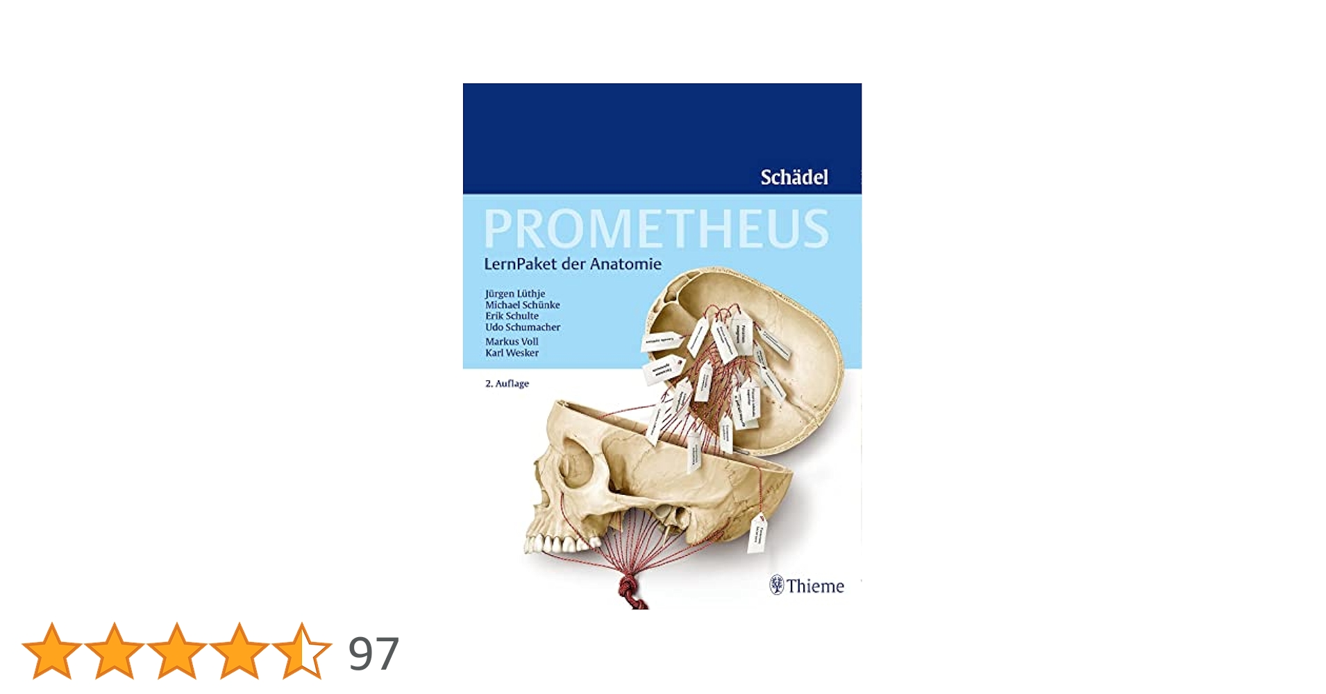 PROMETHEUS LernPaket Anatomie Schädel: Enth.: 1 Lerntafel