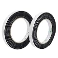 Shintop Felt Tape DIY Adhesive Heavy Duty Felt Strip Roll Cut into Any Shape to Protect Your Hardwood and Laminate Flooring, 0.5 x 59 Inches (Pack of 2, Black)
