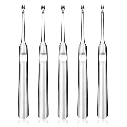 EUPSIIU Set 5 Pezzi Tagliacuticole in Argento