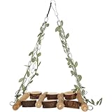 Perchoir pour oiseaux – de fabrication soignée, rustique et résistant, pour une utilisation durable. balançoire pour perroquet