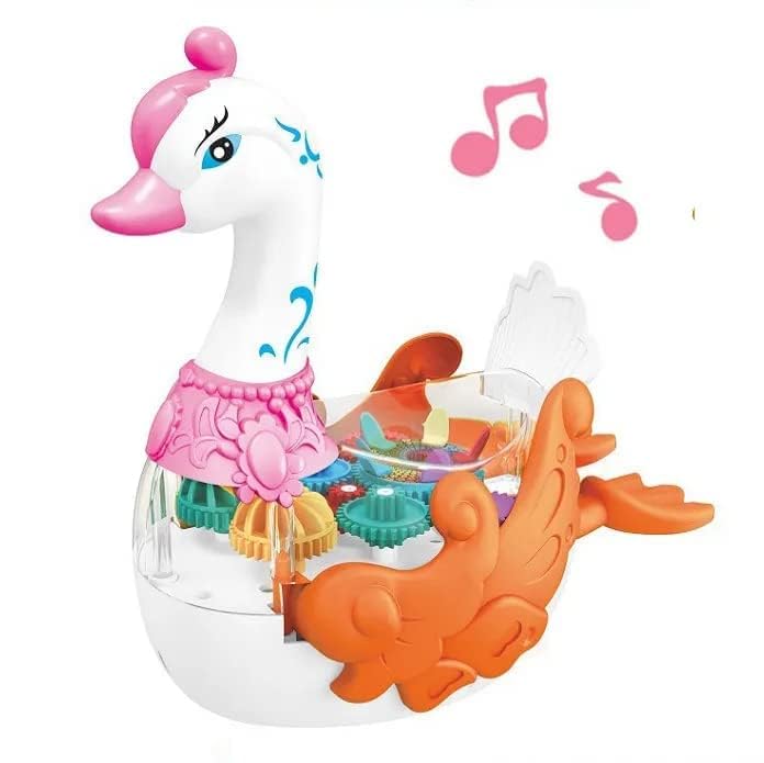 Jack Royal Transparent 3D Swan Toy - Gear Simulation Mechanical 360 Degree Rotation, Sound and Light Toy for Kids with Gear Technology 3D Light Toy for 2-5 Years Boys and Girls (B0CDTR4P5V) Amazon Price History, Amazon Price Tracker