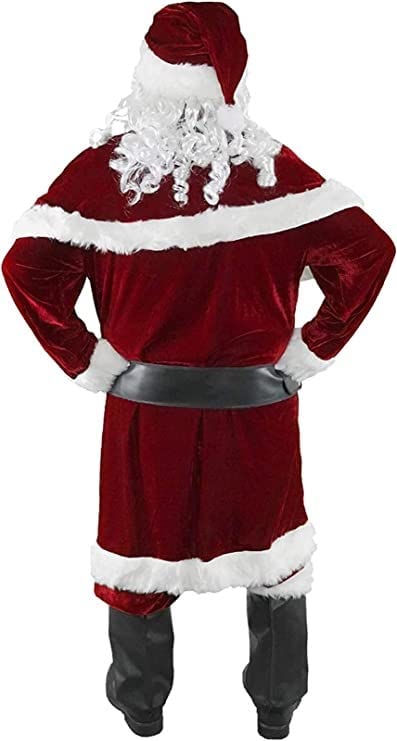Costume de Père Noël X-Large confortable et opaque qui ne gratte pas