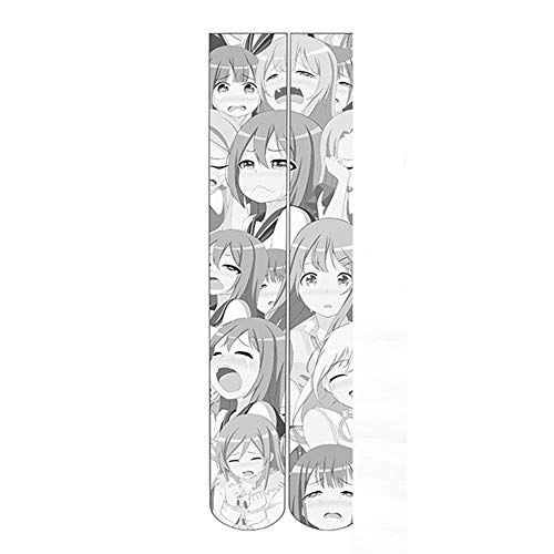 My Sky Ahego Knee High Socks 3D Print Long Stockings Cosplay Tight High Socks (5)