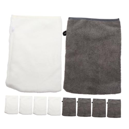 OATIPHO 10pcs Makeup Gloves Soft Microfiber Face Scrubber Mitts for Gentle Cleaning Comfortable Washable Makeup Cloths for Home Use for Daily Facial Care