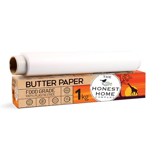 1Kg Butter Paper Roll | Ideal for Wrapping Roti, Paratha (As seen on Shark Tank) (100 Mtr Pack of 1)