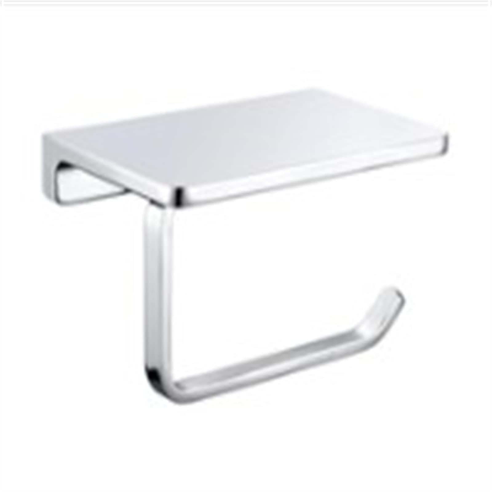 Paper Towel Holders Toilet Roll Holder Mobile Phone Paper Towel Hanging Box for Kitchen Bathroom and Toilet(Silver)