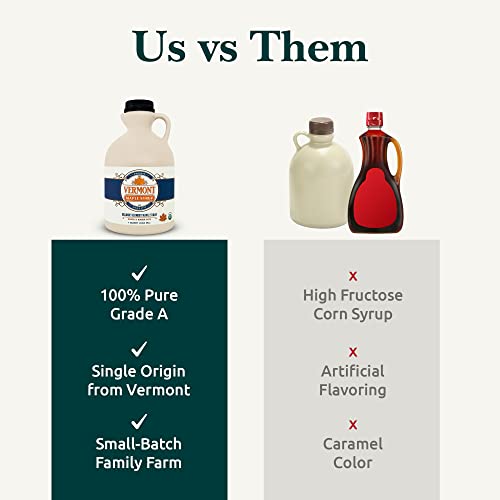 Vermont Maple Syrup 3580223031 32 Oz Grade A, Amber Rich Organic Maple Syrup thumb #3