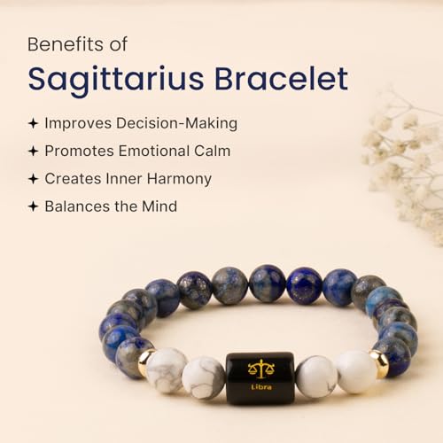 Image of Astrotalk Zodiac Bracelet with Raw Selenite Plate | Healing Crystals for Protection & Emotional Balance | Citrine & Tiger Eye | Bracelet for Man & Woman | Gift for Man & Woman