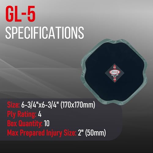 Image of Lotus Gold Line Bias Tire Repair Patches GL-5