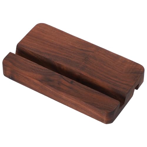 GOOHOCHY Base para Calendario de Escritorio de Madera con Doble Ranura Soporte para Tarjetas de Visita y Postales Exhibidor Estable para Oficina Hogar y Eventos
